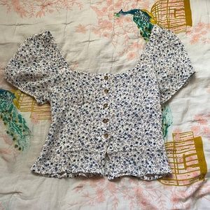 Floral Sweetheart Top